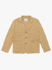 Scuttlers Jacket Jacquard Cotton Sand from YMC at Couverture & The Garbstore
Front View