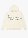 Jumbo Wordmark Hoodie Bone by Museum of Peace and Quiet at Couverture & The Garbstore
Front