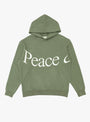 Jumbo Wordmark Hoodie Olive by Museum of Peace and Quiet at Couverture & The Garbstore