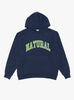 Natural Hoodie Navy by Museum of Peace and Quiet at Couverture & The Garbstore
Front