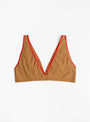 Pam Bra in Alamillo Brown by Baserange at Coverture & The Garbstore
Front View