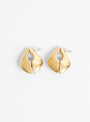 Bo Sma Demi-Lune Earrings Gold by Soeur at Couverture & The Garbstore 
Front View