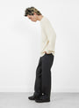 The Sea Island Signature Crewneck Ivory by BATONER at Couverture & The Garbstore
model side