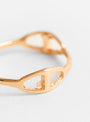 Fine Links Ring Gold Plated Brass from Helena Rohner at Couverture & The Garbstore
Close-up