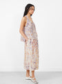 Silk Tank Top in Longwood, Marigold and Madder by Anntian at Couverture & The Garbstore
Model Side View