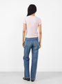 N°404 Vicky Cotton Cashmere T-Shirt Manicure