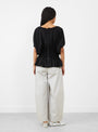 Colombina Top Black by Renata Brenha at Couverture & The Garbstore 
Back View