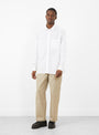 Regular Collar Shirt White by Still by Hand at Couverture & The Garbstore
Front View2