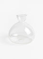 Avocado Vase in Clear by Ielex Studio at Couverture & The Garbstore
Front View