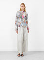 Lee Pleated Top Maria Blue by Julia Heuer at Couverture & The Garbstore
Front View