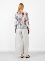 Lee Pleated Top Maria Blue by Julia Heuer at Couverture & The Garbstore
Back View