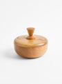 Oak S Bowl Container - Triangle Knob by Small Goods Design at Couverture & The Garbstore
Front