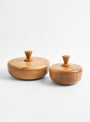 Oak S Bowl Container - Triangle Knob by Small Goods Design at Couverture & The Garbstore
Pair