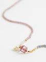 Soft Lilac and Pearl Necklace by Blythe Bruckner at Couverture and The Garbstore Pearl Close Up