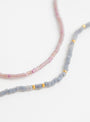 Soft Lilac and Pearl Necklace by Blythe Bruckner at Couverture and The Garbstore Detail