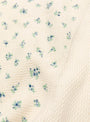 Waffle Jersey Calico Print 2TONES Long Sleeve T-Shirt Blue by Kapital at Couverture & The Garbstore
Close-up2