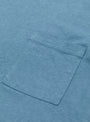 Gauze Jersey Pocket Tee Light Blue by Kapital at Couverture & The Garbstore
Close-up2