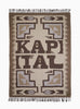Speakeasy Blanket Brown and Beige by Kapital at Couverture & The Garbstore
Front 