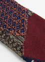 84 Yarns Donza Socks Burgundy by Kapital at Couverture & The Garbstore
Close up