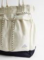 Plate Canvas Bag Blue by Found Pocket at Couverture & The Garbstore
Side