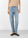 Selvedge Denim Narrow Tapered Cut by Chimala at Couverture & The Garbstore
Model Front View