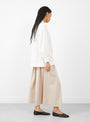 Poppy Blouse in White by A'Court at Couverture & The Garbstore 
Model Side View