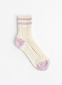 Bunt Crew Socks in Natural by Bellrose at Couverture & The Garbstore