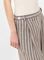 Japanese Georgia Trouser in Bark and Ecru by Cawley at Couverture & The Garbstore 
Model Detail View