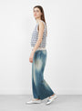 Always Trousers Blue by Mina Perhonen at Couverture & Garbstore
Side