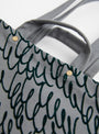 Lululu Tote Bag in Grey by Mina Perhonen at Couverture & The Garbstore Detail