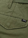 Military Cargo Pant Ripstop Olive Green by Stüssy at Couverture & The Garbstore Detail View