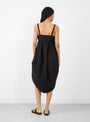 Balloon Dress Black by Modern Weaving at Couverture & The Garbstore 
Model back view