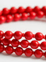 Phone Necklace Red by Ina Seifart at Couverture & The Garbstore Close Up