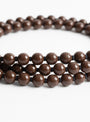 Phone Necklace Brown/Black by Ina Seifart at Couverture & The Garbstore
Beads