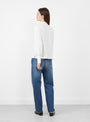 Mock Neck Gather Long Sleeve T-Shirt Off White by BEAMS BOY at Couverture & The Garbstore
Back