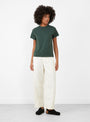 NaMaka Oh Shortsleeve T-Shirt Darkest Spruce by Sunray at Couverture & The Garbstore Model Front