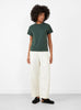 NaMaka Oh Shortsleeve T-Shirt Darkest Spruce by Sunray at Couverture & The Garbstore Model Front