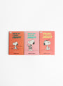 Peanuts x Magpie Snoopy Notebooks Set of 3 at Couverture & The Garbstore
Set front