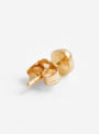 Grey Diamond Slice Single Earring by Celine Daoust at Couverture & The Garbstore 
Back View