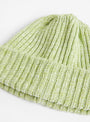 Cotton & Linen Beanie Green by Sublime at Couverture & The Garbstore