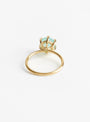Lagoon Ring Gold and Aqua Chalcedony by Beatriz Palacios at Couverture & The Garbstore
Back