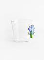 Botanica Tumbler Light Blue Flower by Ichendorf Milano at Couverture & The Garbstore 
Side 
