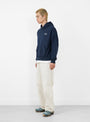 OG Logo Elastic Cord Hoodie Navy from Sadan All-Purpose at Couverture & The Garbstore
Model Side