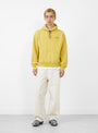 OG Logo Elastic Cord Hoodie Lime by Sedan All-Purpose at Couverture & The Garbstore Model Front