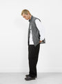 Ripstop Light Vest Wolf Grey by Sedan All-Purpose at Couverture & The Garbstore Model Side
