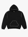SWT Knit Marionette Hoodie Black by Kapital at Couverture & The Garbstore Main