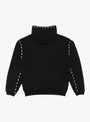 SWT Knit Marionette Hoodie Black by Kapital at Couverture & The Garbstore Back