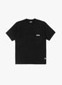 Dense Jersey Butterfly Concho Pocket Tee Black by Kapital at Couverture & The Garbstore Main