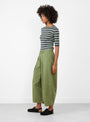 Deadbeat Trouser Green by YMC at Couverture & The Garbstore Model Side 