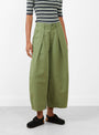 Deadbeat Trouser Green by YMC at Couverture & The Garbstore Model Front View 